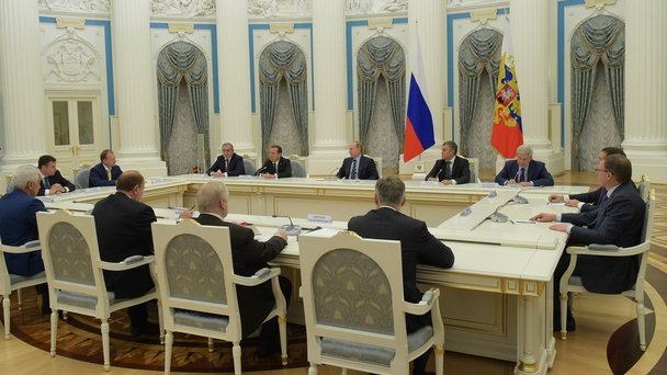 Встреча Президента России Владимира Путина с руководителями политических партий, прошедших по итогам выборов в Государственную Думу